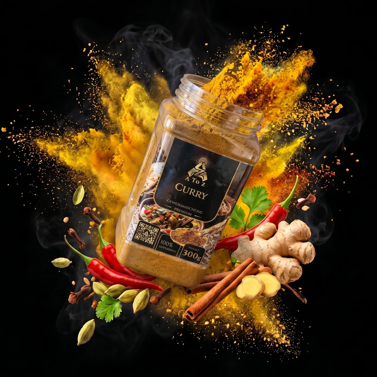 A To Z Curry Gewürzmischung Premium 250g | Für Geflügel, Reis & Currysaucen | 100% rein, Halal (Kopie)