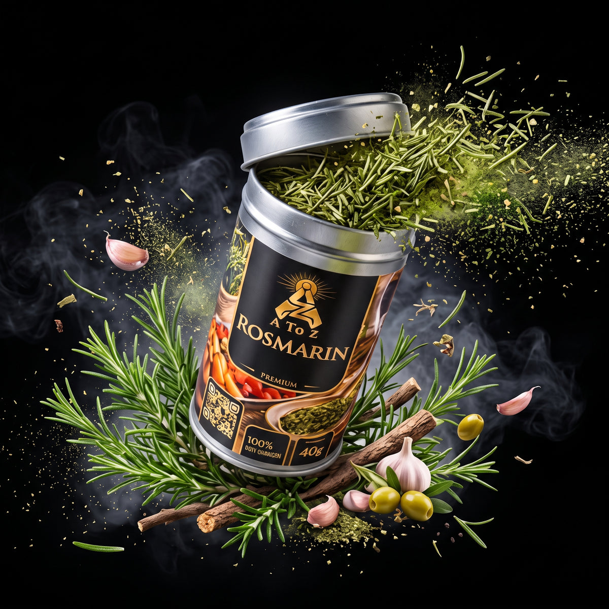 A To Z 9er Set Geschenk für alle gesellschaftlichen Anlässe | Für Küche, Grill & kreatives Kochen | 100% naturrein, Halal